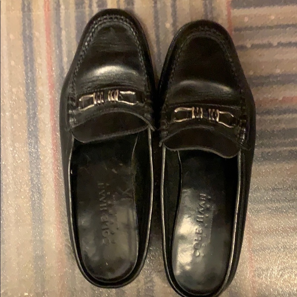 Colehaan black mule